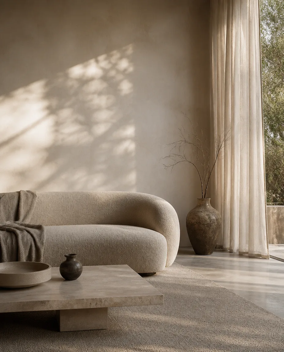 Bright modern living room designed by EstateVision